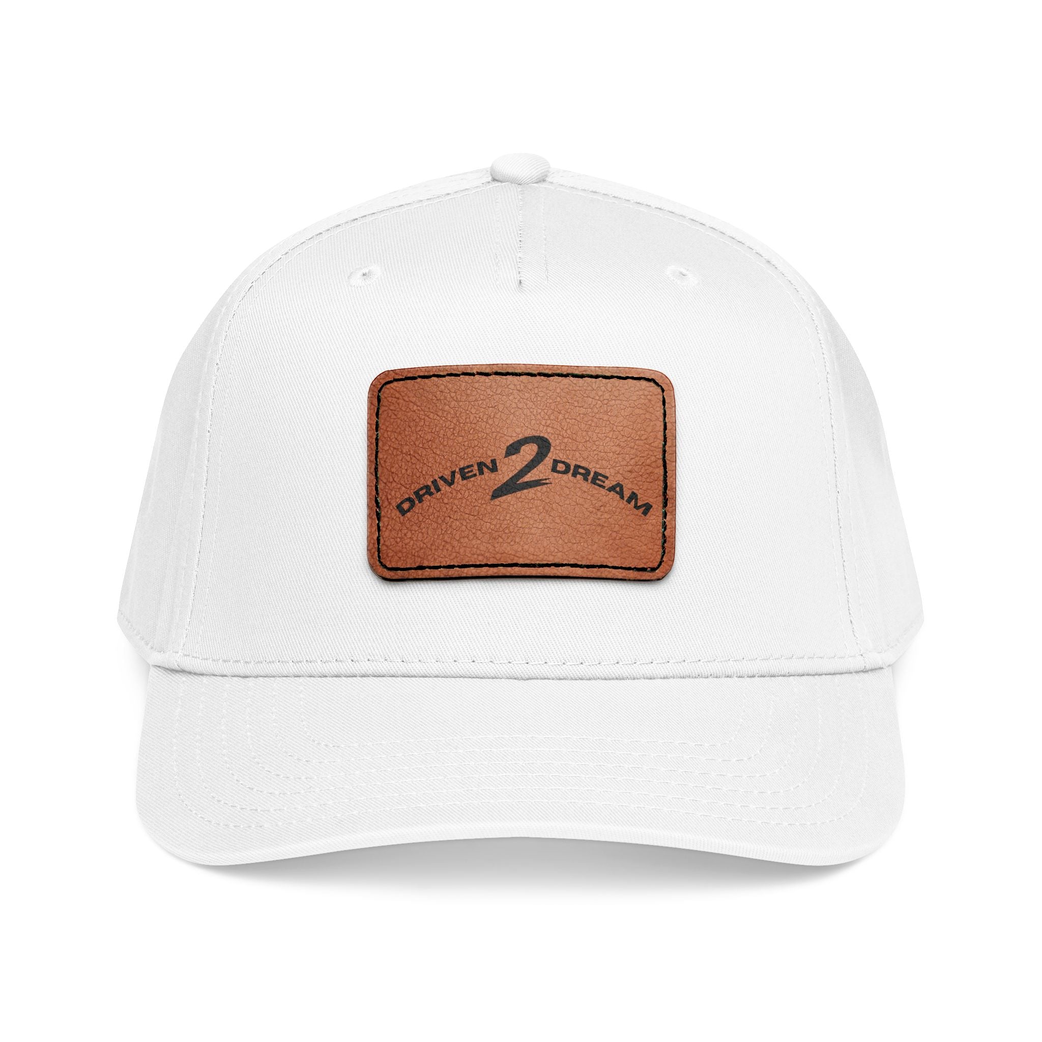 Dreamer Cap - Leather Patch Hat - Motivational Hat for Dream Chasers