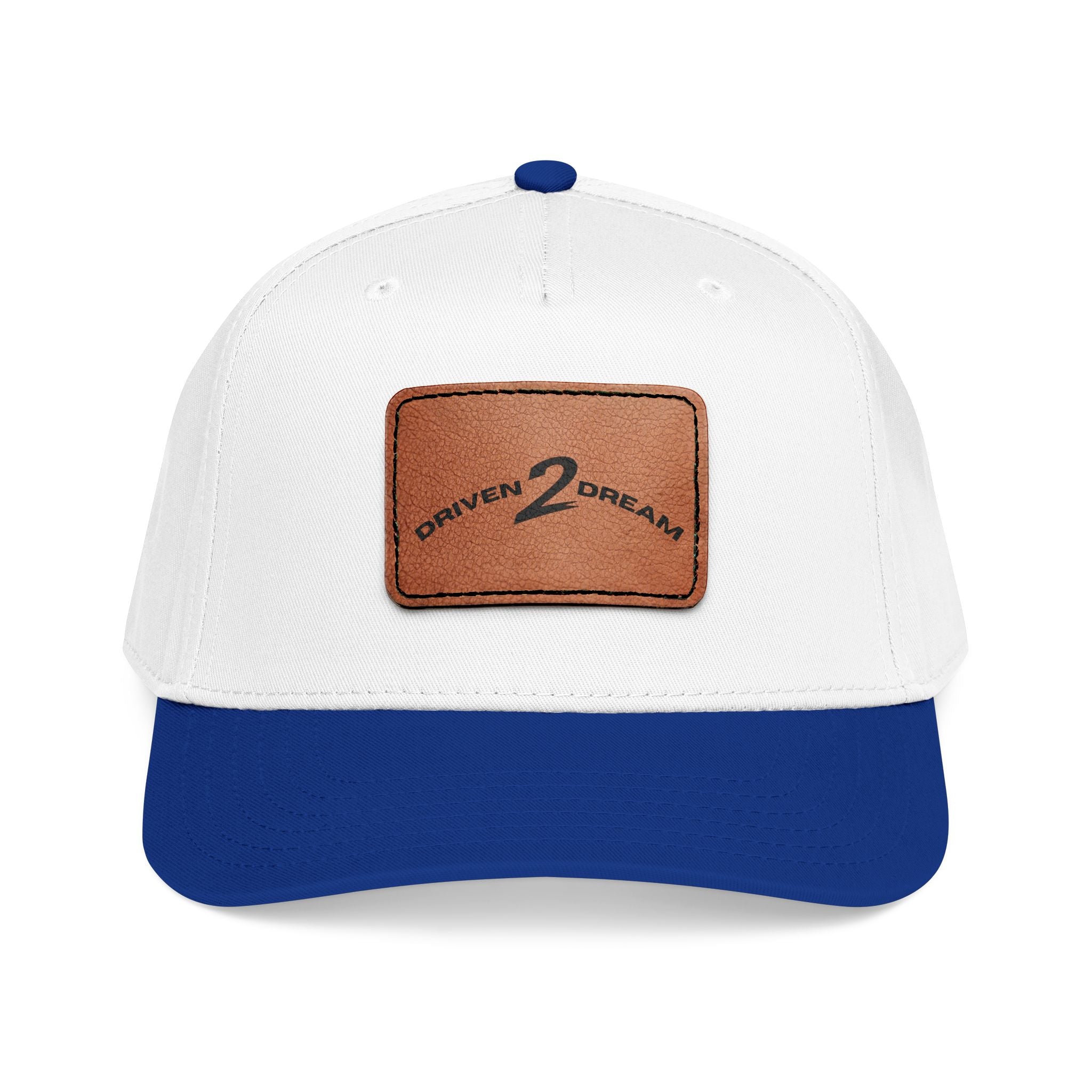 Dreamer Cap - Leather Patch Hat | Motivational Dad Hat for Dream Chasers