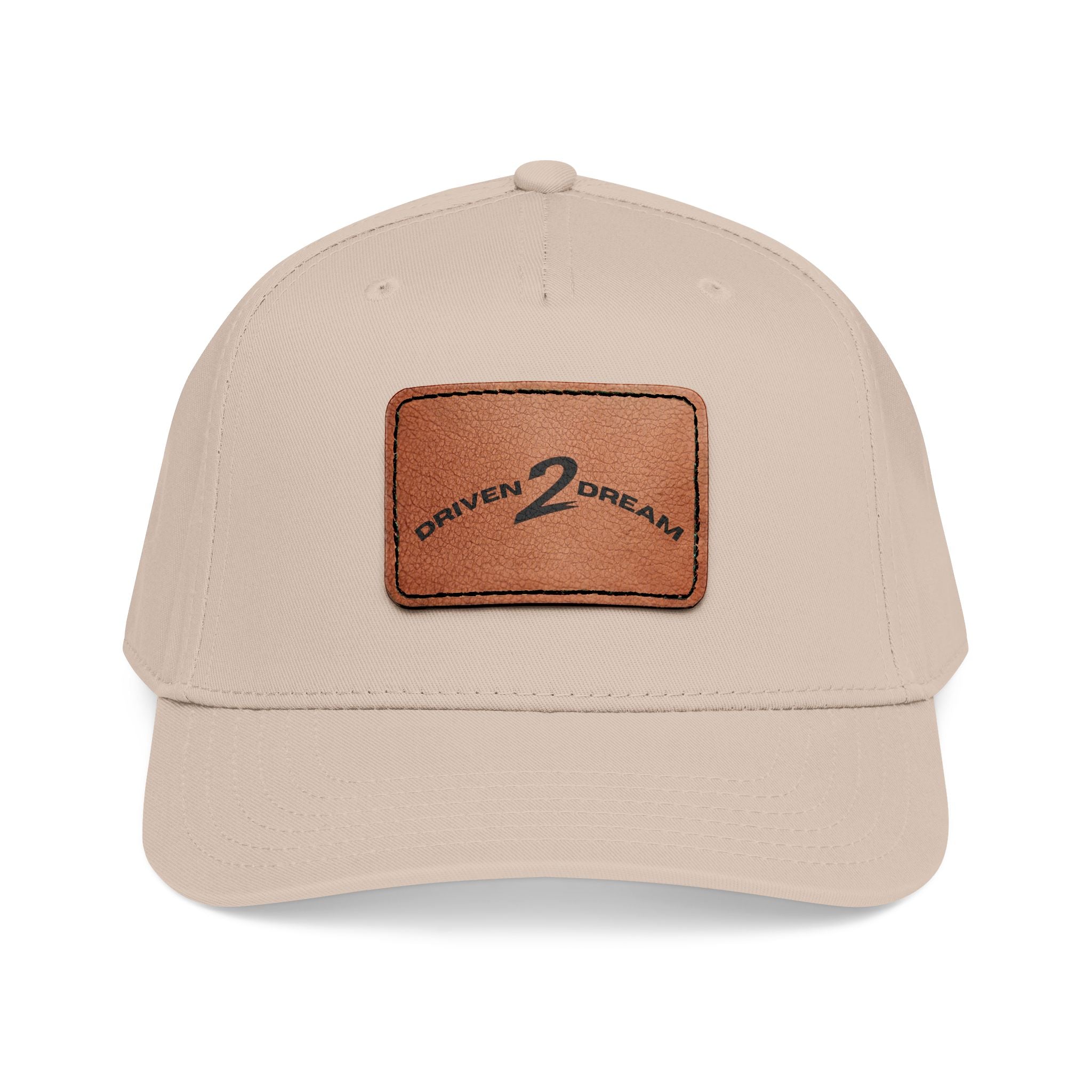 Dreamer Cap - Leather Patch Hat | Motivational Dad Hat for Dream Chasers